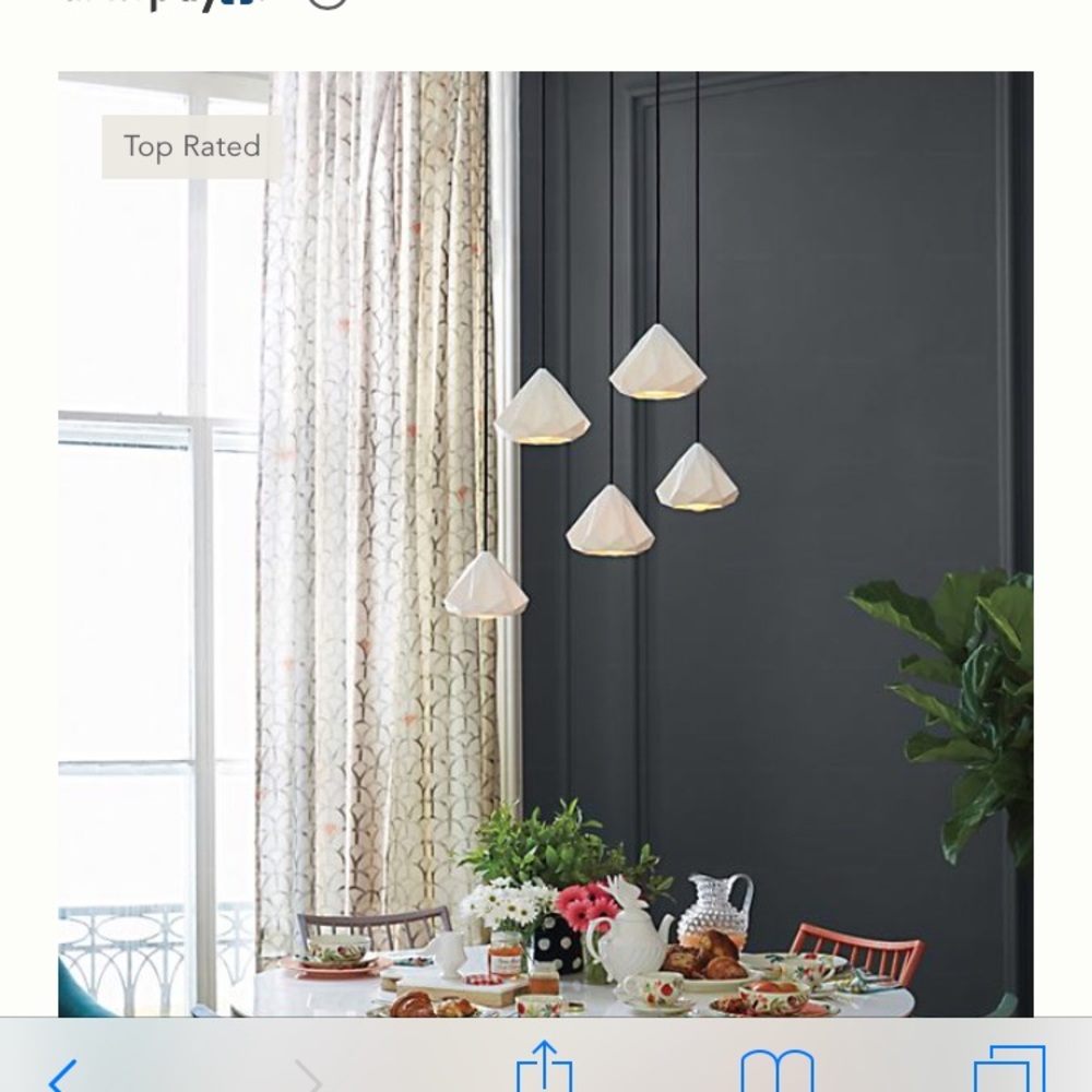 Anthropologie Wakefield Curtain 50x96 Taupe